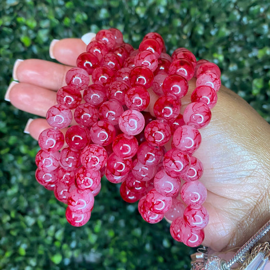 Cherries Beaded Bracelet