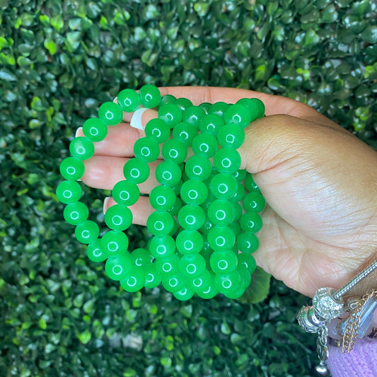 Green Apple Beaded Bracelet